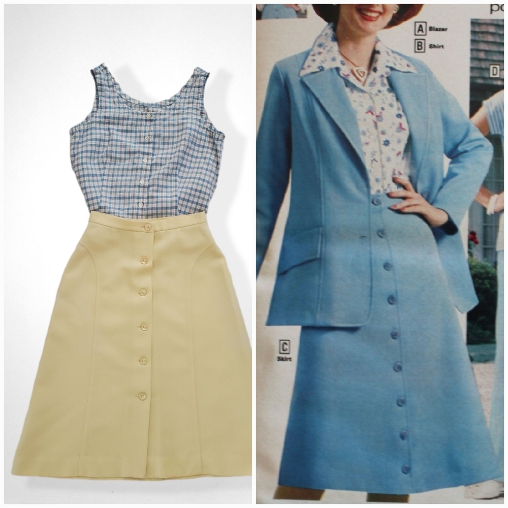 Vintage 1970´s A-Line Skirt